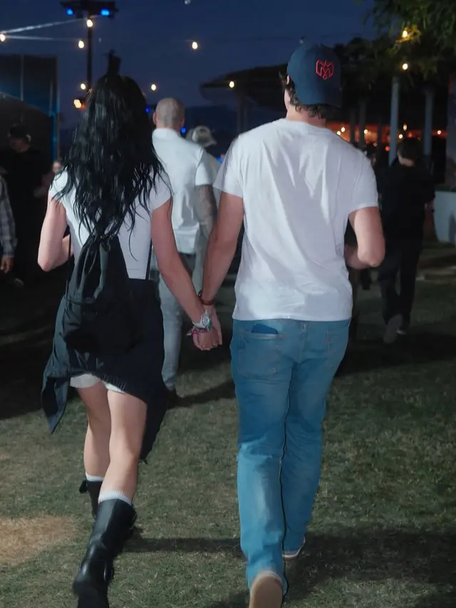 OOTD Katy Perry dan Justin Trudeau di Coachella. Dok. [@katyperry]