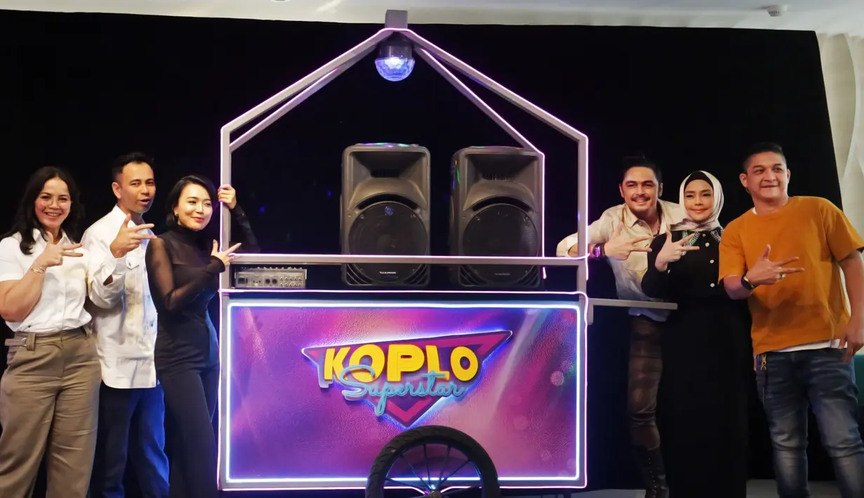 Raffi Ahmad acara Koplo Superstar (Bambang E Ros/Fimela.com)