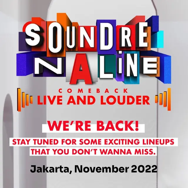 Pengumuman Kembalinya Soundrenaline 2022