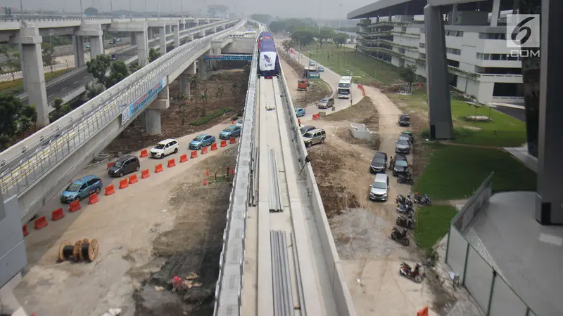 Skytrain Kereta Tanpa Awak, Begini Penampakannya di Bandara Soekarno-Hatta