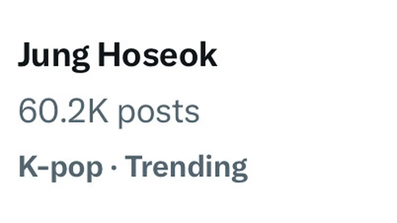 J-Hope BTS trending topic. (Twitter.com)