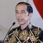 Presiden Joko Widodo (Jokowi) yakin semangat kolaborasi membuat transformasi sistem kesehatan akan bisa kita lakukan saat peringatan HUT Ikatan Dokter Indonesia secara virtual, Sabtu (24/10/2020). (Biro Pers Sekretariat Presiden/Kris)