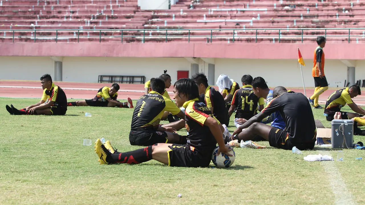 Sriwijaya FC masih berlatih di Stadion Manahan, Solo