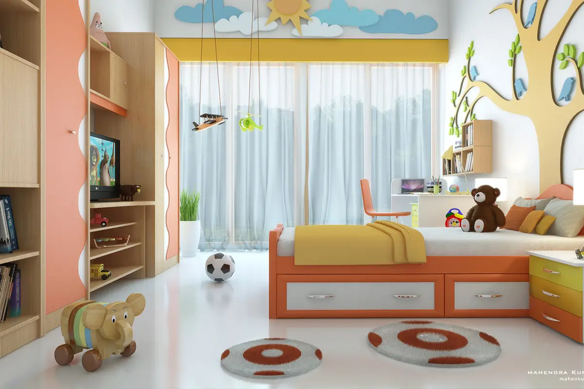 8 Ide Tempat Penyimpanan Barang yang Praktis di Kamar Anak