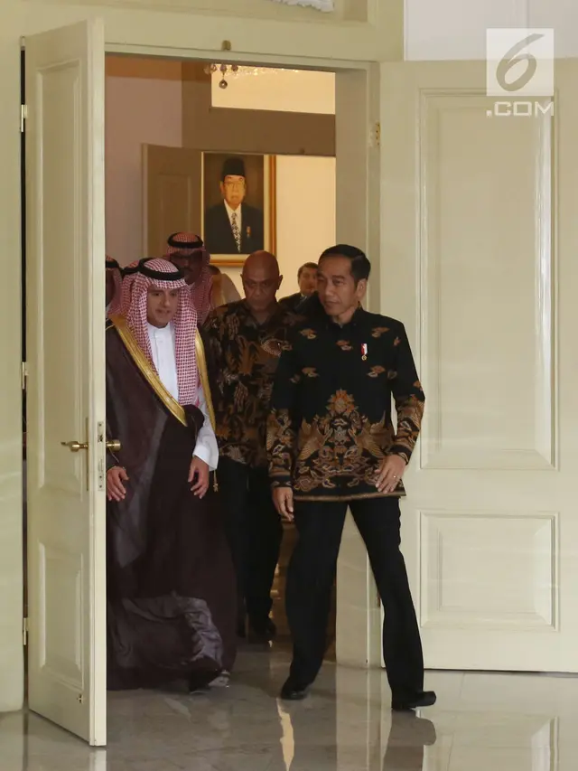Presiden Jokowi Terima Kunjungan Menlu Arab Saudi di Bogor