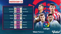 Jadwal La Liga Spanyol Jornada ke-33, 3-5 Mei : Barcelona Vs Osasuna, Sociedad Vs Real Madrid Live di Vidio