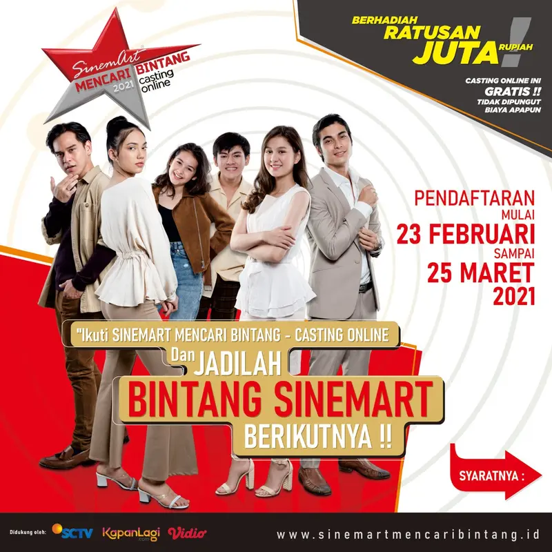 Casting Online Sinemart Mencari Bintang Segera Dimulai