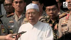 Ketua Umum MUI Ma'ruf Amin meminta Kapolda Metro Jaya Irjen Idham Azis menuntaskan kasus Rizieq Shihab sebaik mungkin