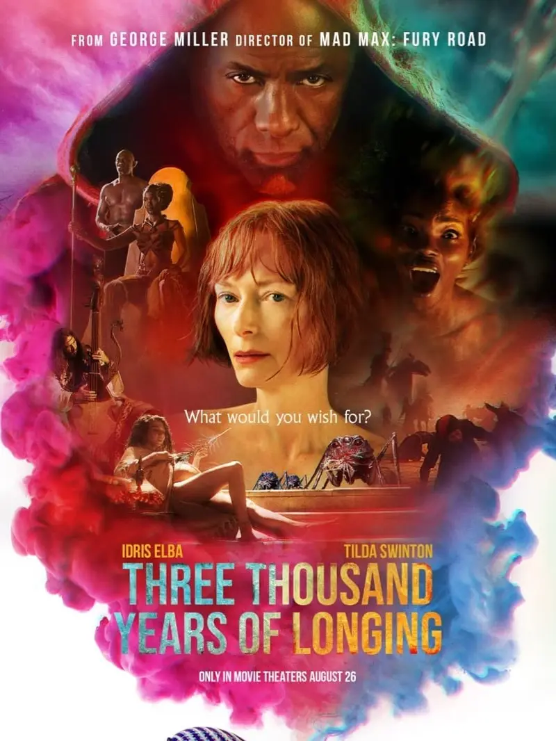 Poster film Three Thousand Years of Longing. (Foto: Dok. FilmNation Entertainment/ IMDb)