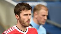 Gelandang Manchester United asal Inggris, Michael Carrick. (AFP/Paul Ellis)