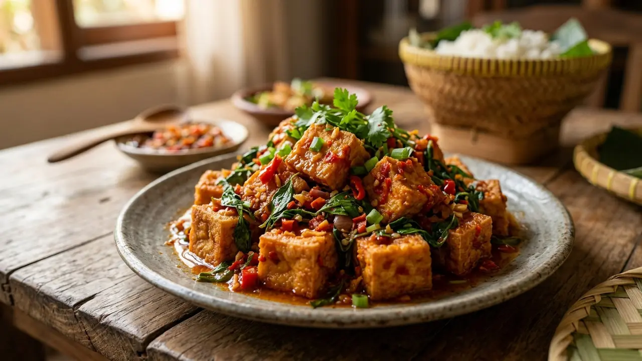 Resep Tahu Rica-Rica Kemangi (AI Generated)