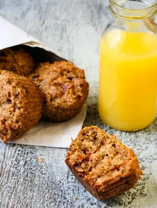 muffin & orange juice
