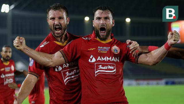 Foto: Gol Marko Simic Bawa Persija Jakarta Ungguli Persib Bandung di Babak Pertama dalam Laga Pekan ke-12 BRI Liga 1