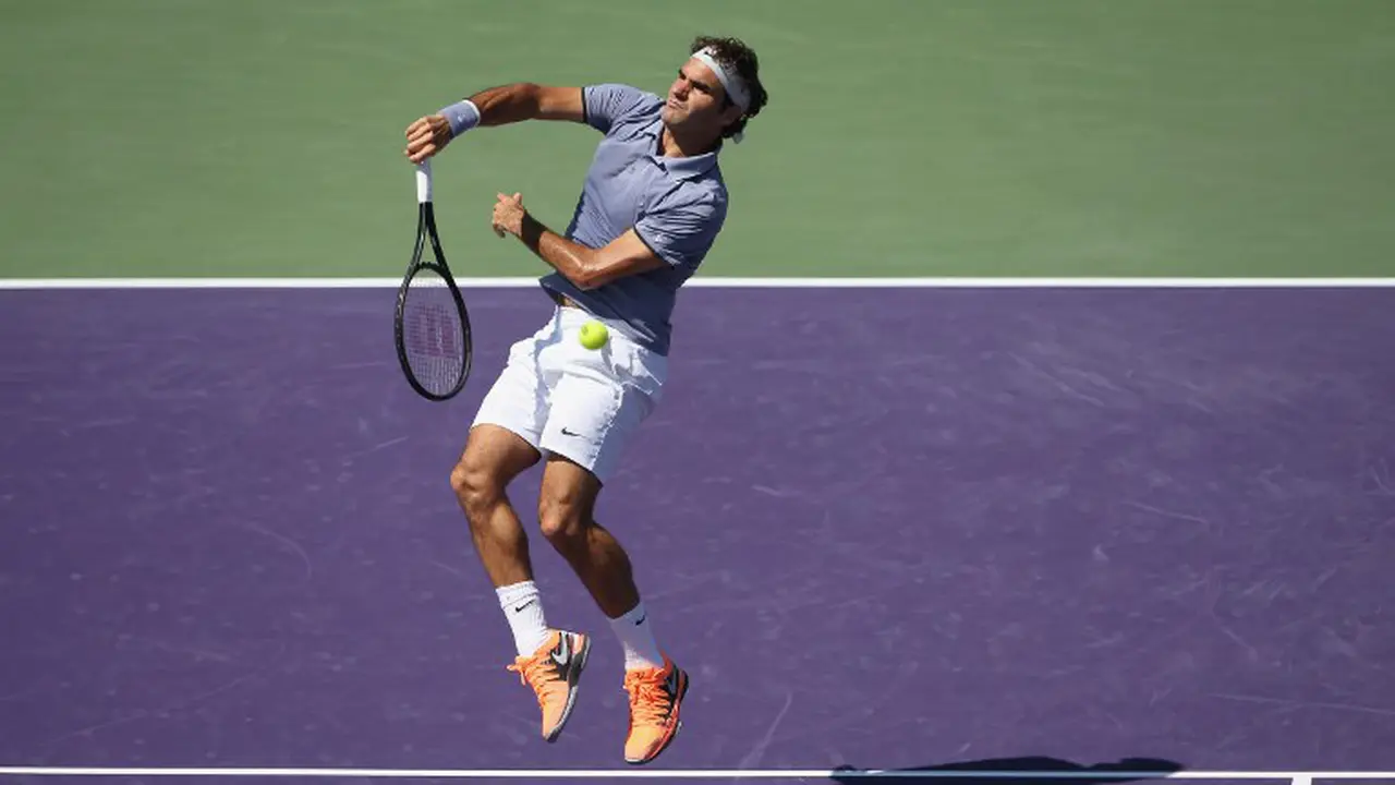 Roger Federer Sony Open 2014