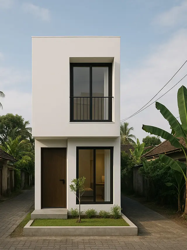 Model Rumah Minimalis 2 Lantai di Lahan Terbatas/ChatGPT