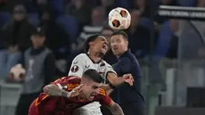 Bayer Leverkusen membawa pulang kemenangan 2-0 dari kunjungan ke markas AS Roma.  (AP Photo/Andrew Medichini)