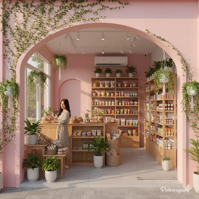 Inspirasi cat warna warung sembako