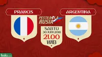 Piala Dunia 2018 Prancis Vs Argentina (Bola.com/Adreanus Titus)