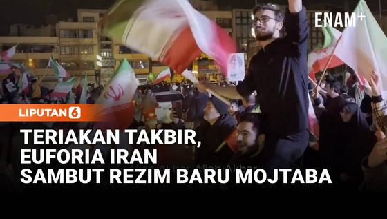 Takbir! Teriakan Euforia Rakyat Iran Sambut Rezim Baru Mojtaba, Siap Serang AS-Israel