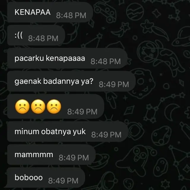 6 Chat Cowok Perhatian Sekaligus Khawatir Saat Pacar Sakit Ini Bikin Baper