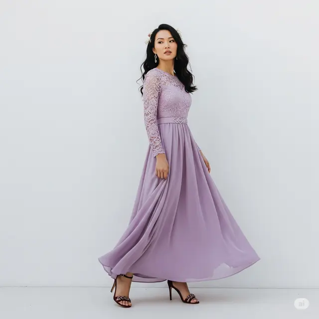 7 Model Baju Brokat Dress Panjang yang Elegan dan Menawan untuk Berbagai Acara