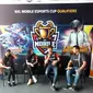 CEO NXL, Richard Permana (kedua dari kanan), saat berbincang di acara NXL Mobile Esports Cup, di High Grounds, Pantai Indah Kapuk, Sabtu (2/3). (Istimewa)