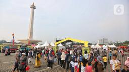Hingga Minggu 27 April 2025, Pemerintah Provinsi (Pemprov) Daerah Khusus Jakarta menggelar perayaan Lebaran Betawi. (Liputan6.com/Angga Yuniar)