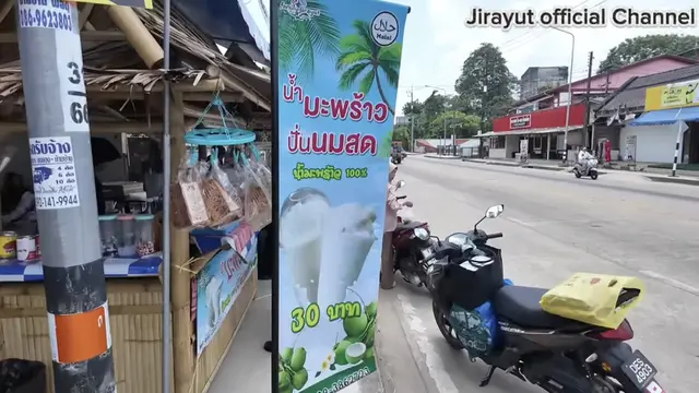 Potret Warung Jirayut di Thailand yang Sederhana di Pinggir Jalan Raya