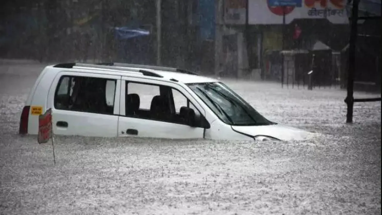 Anak 10 Tahun Pecahkan Kaca Mobil Selamatkan Keluarganya yang Terjebak Banjir (Cartoq)