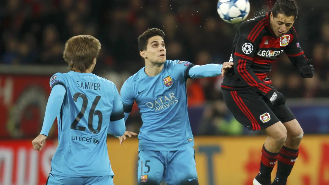 Bayer Leverkusen vs Barcelona (liputan6)