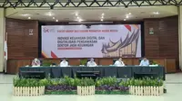 Wakil Ketua Dewan Komisioner OJK Nurhaida di Focus Group Discussion bertajuk Inovasi Keuangan Digital dan Digitalisasi Pengawasan Sektor Jasa Keuangan di Bukittinggi, Sumatera Barat, Sabtu (18/12/2021).