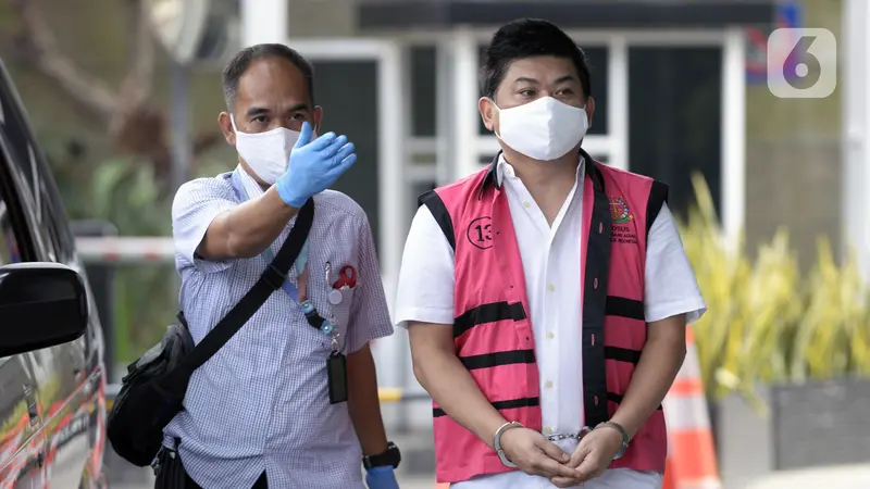 FOTO: Kejagung Periksa Tersangka Jiwasraya Heru Hidayat di Gedung KPK