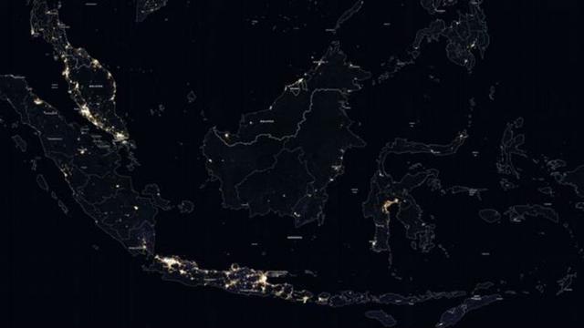 <span>Citra Satelit wilayah Indonesia (NASA)</span>