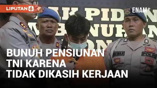 VIDEO: Tidak Dikasih Kerjaan, Seorang Pria Nekat Bunuh Pensiunan TNI