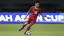 5. Asnawi Mangkualam – Gelandang dari klub PSM ini pernah dilabeli “The Next Evan Dimas” karena kemampuannya mengatur alur serangan. Sama seperti Saddil, dirinya juga menjadi andalan Luis Milla di Timnas U-23. (Bola.com/Vitalis Yogi Trisna)