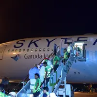 Keberangkatan Haji Rampung, Ketepatan Waktu Garuda Indonesia 96,4%