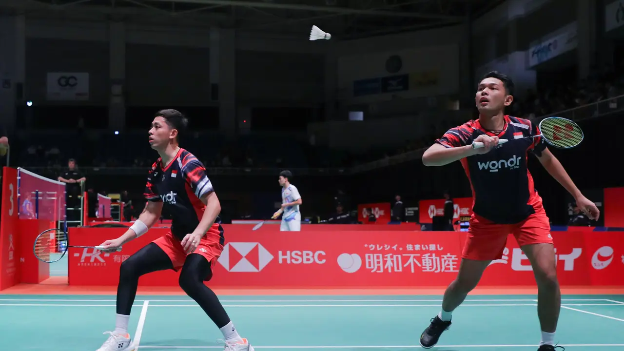 Fajar Alfian/Muhammad Rian Ardianto - Kumamoto Masters 2024 - Bulu Tangkis