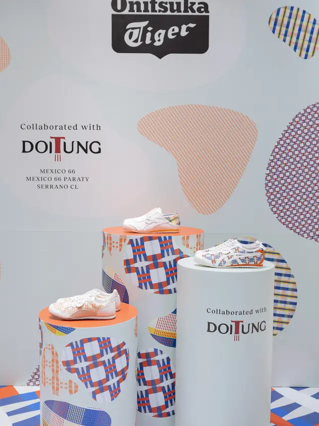 Kolaborasi Kedua Onitsuka Tiger dan DoiTung, Luncurkan Sepatu Corak Tenun dengan Warna-warna Vibrant