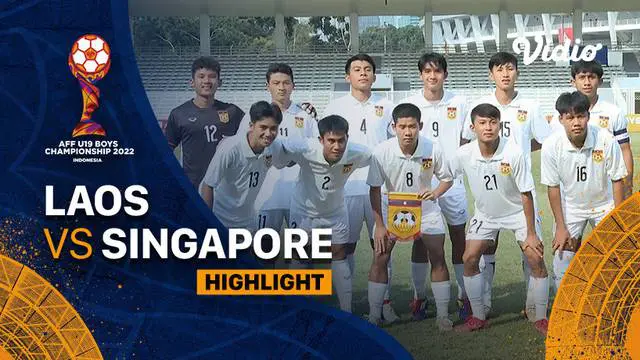 Berita video highlights laga Grup B Piala AFF U-19 2022 antara Timnas Laos U-19 melawan Timnas Singapura U-19 yang berakhir dengan skor 3-1, Sabtu (9/7/2022) sore hari WIB.