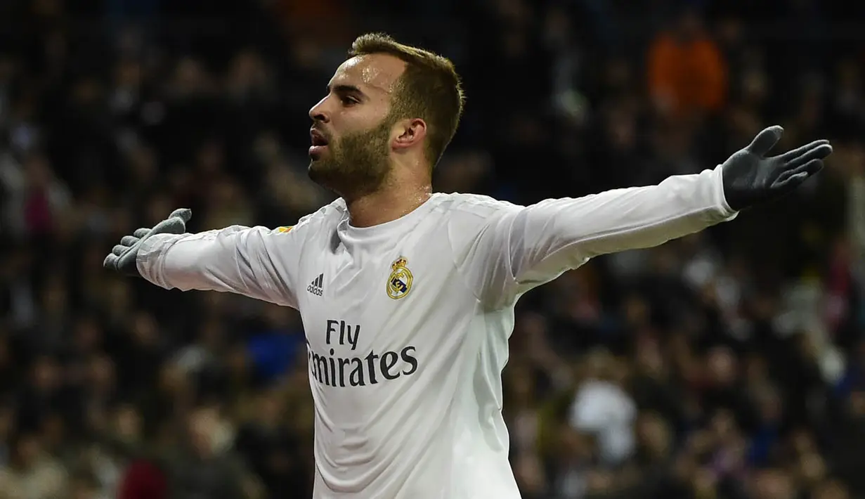 4. Jese Rodriguez, tidak masuk dalam rencana Zinedine Zidane untuk musim depan membuatnya harus segera mencari klub baru. Diberitakan Sky Sports, PSG siap mengakuisisi penyerang berkebangsaan Spanyol itu. (AFP/Pierre-Philippe Marcou)