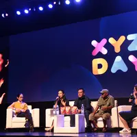 Sheila Timothy menjadi salah satu pembicara di event XYZ Day 2018. (Adrian Putra/Bintang.com)