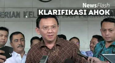 Gubernur DKI Jakarta Basuki Tjahaja Purnama atau Ahok mendatangi Bareskrim Polri terkait laporan dugaan penistaan agama. Ahok mengatakan, kedatangannya ke Bareskrim atas inisiatif sendiri.