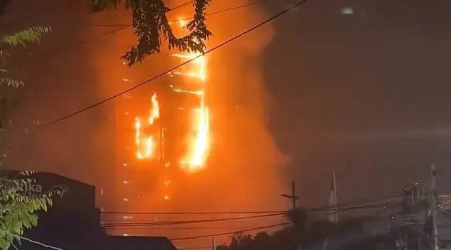Gedung Bapenda DKI Jakarta Kebakaran