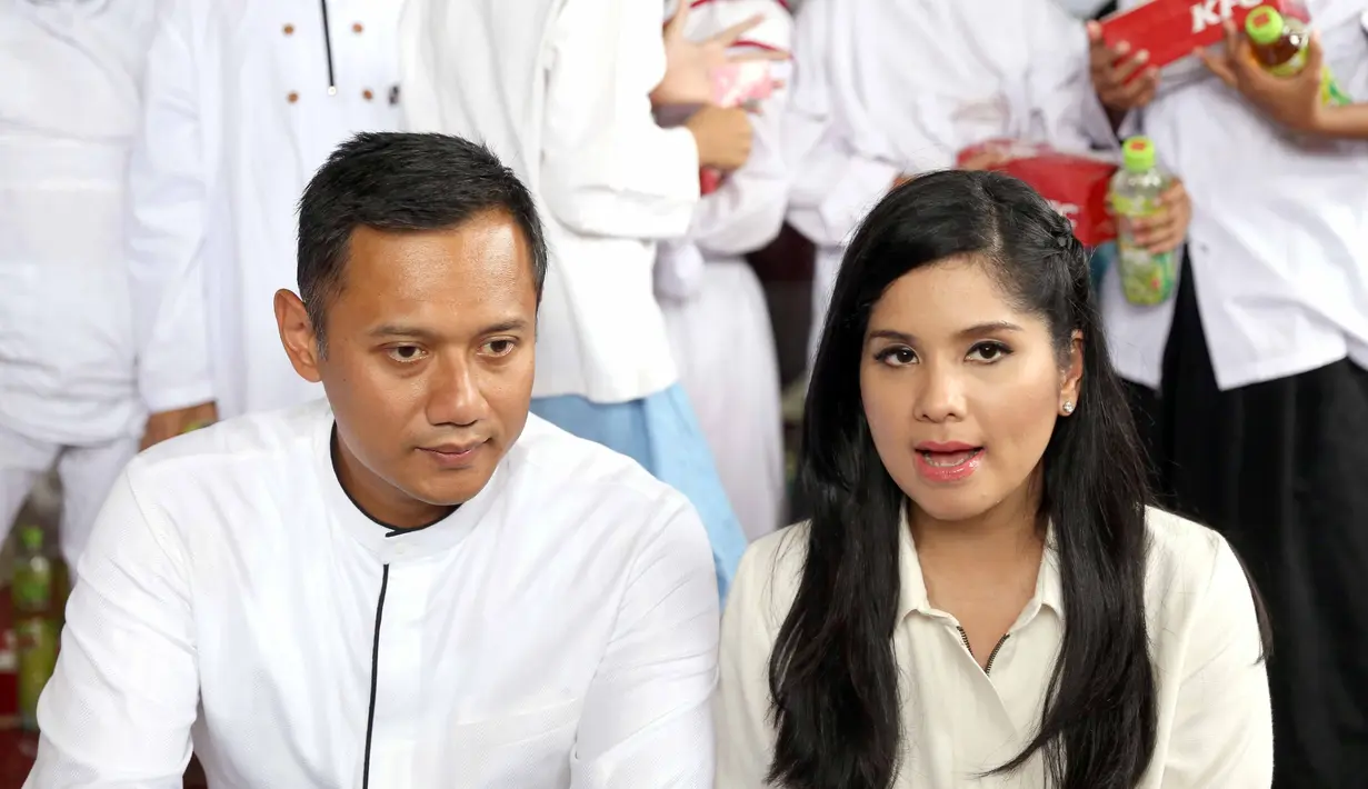 Sebagai calon Gubernur DKI Jakarta, Agus mengatakan bahwa kesuksesannya ini berkat peran penting dari istrinya. Agus menuturkan Annisa adalah perempuan hebat yang ada dibalik kesuksesan seorang laki-laki. (Nurwahyunan/Bintang.com)