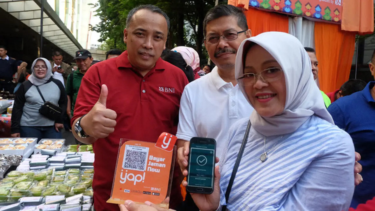 Bank BNI Perkenalkan Sistem Pembayaran Baru, yap! di Pasar Kue Subuh Blok M Square