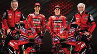 Launching tim Ducati untuk MotoGP 2025 yang akan menurunkan Pecco Bagnaia dan Marc Marquez. (X/Ducati)