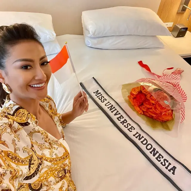Senyum Semringah Ayu Maulida Tiba di Florida, Siap Wakili Indonesia di Miss Universe 2020