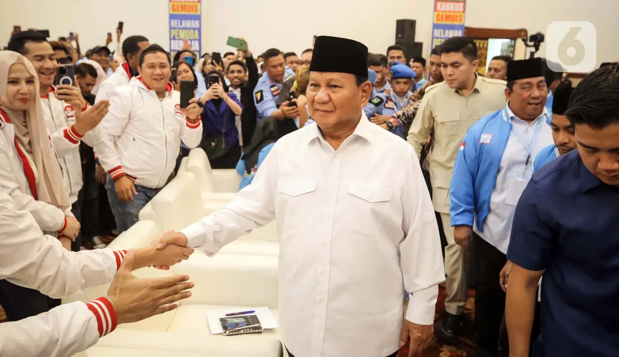 Kaukus Generasi Muda Islam secara resmi mendukung pasangan Prabowo-Gibran dalam Pilpres 2024 mendatang. (Liputan6.com/Angga Yuniar)