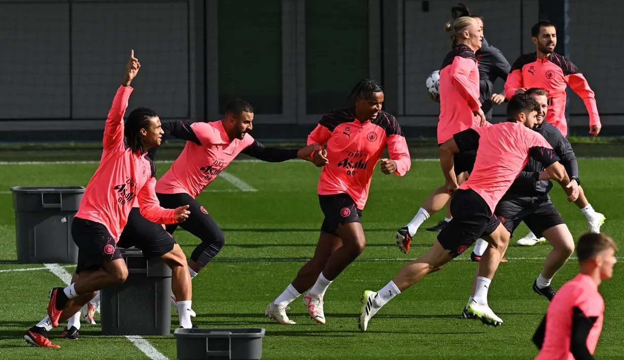 Di Premier League Inggris musim ini, Man City masih sempurna hingga pekan ke-15. (Paul ELLIS / AFP)