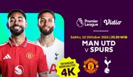 Streaming Manchester United vs Spurs - Liga Inggris 2026/27: Duel Penting Pekan ke 6 di Vidio
